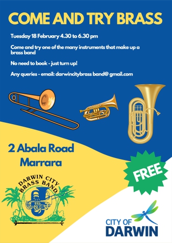 Come and Try Brass   Small 